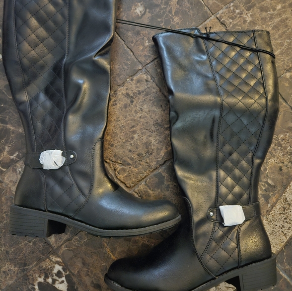 St. John's Bay Dexmore WWC Black Riding Boots NEW IN BOX - Picture 3 of 6